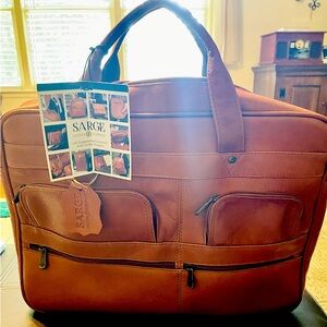 The “CIMA” Sarge Leather Briefcase